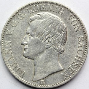 TALAR SAKSONIA 1866 JAN WETTYN HERB Z GÓRNIKAMI Nr.9