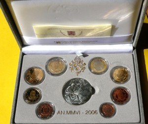 KMS EURO WATYKAN 2006 BENEDYKT XVI PROOF +MEDAL Ag