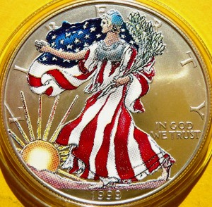 1$ USA 1999 LIBERTY BOGINI WOLNOŚCI PORY ROKU ZIMA