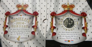 3 x KMS EURO BENELUX 2014 OFICJALNE WYDANIE MENNICY