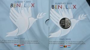 3 x KMS EURO BENELUX 2015 OFICJALNE WYDANIE MENNICY 