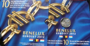 3 x KMS EURO BENELUX 2012 OFICJALNE WYDANIE MENNICY