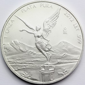 ONZA PLATA PURA MEKSYK 2012 BOGINI LIBERTAD Ag Oz