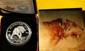 20$ KANADA 2015 TYGRYS SZABLOZĘBNY PROOF Ag Oz