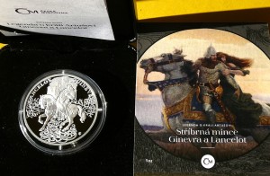 1$ NIUE 2021 LANCELOT i GINEWRA LEGENDA O KRÓLU ARTURZE 