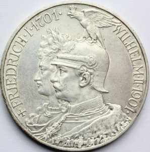 5 MAREK KAISERREICH PRUSY 1901 PARA KRÓLESTWO Nr.18