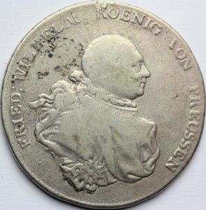 TALAR PRUSY NIEMCY 1888 A FRYDERYK WILHELM Nr.3