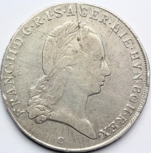 TALAR NIDERLANDY AUSTRIACKIE 1796 C PRAGA FRANCISZEK II