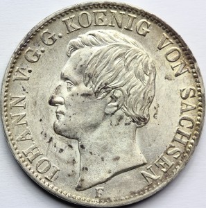 TALAR SAKSONIA NIEMCY 1859 F STUTTGART JAN WETTYN Nr.10