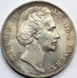 TALAR BAWARIA NIEMCY 1871 ZWYCIĘSTWO NAD FRANCJĄ Nr.11