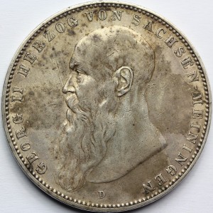 5 MAREK KAISERREICH SAKSONIA-MEININGEN 1908 D RZADKA