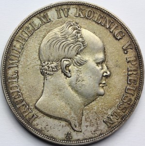 2 TALARY PRUSY 1855 A FRYDERYK WILHELM IV SUPER STAN Nr.13