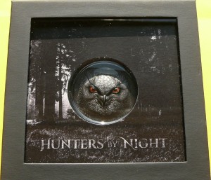  10$ PALAU 2021 PUCHACZ ZWYCZAJNY HUNTERS BY NIGHT 2 Oz