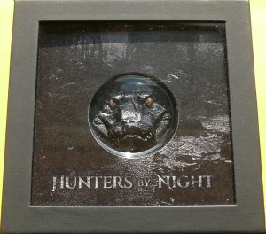  10$ PALAU 2023 KROKODYL CAIMAN HUNTERS BY NIGHT 2 Oz 