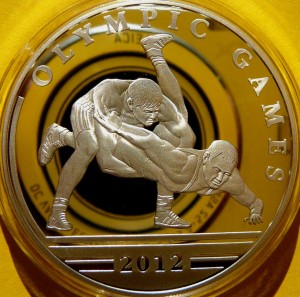 100 TENGE KAZACHSTAN 2010 ZAPASY OLIMPIADA LONDYN