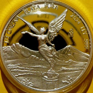 1/2 ONZA PLATA PURA MEKSYK 2024 LIBERTAD BOGINI PROOF
