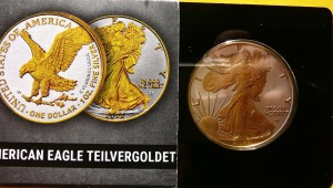 DOLAR USA 2022 LIBERTY BOGINI WOLNOŚCI ZŁOCONA + CER