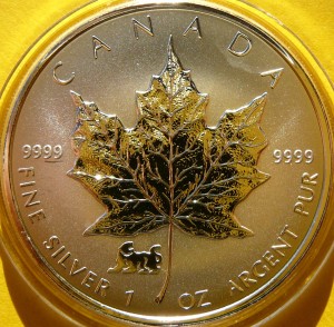 5$ KANADA 1998 LIŚĆ KLONU MAPLE LEAF PRIVY TYGRYS 