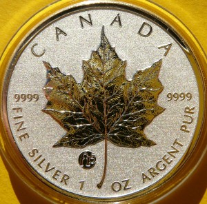 5$ KANADA 2012 LIŚĆ KLONU MAPLE LEAF PRIVY F15