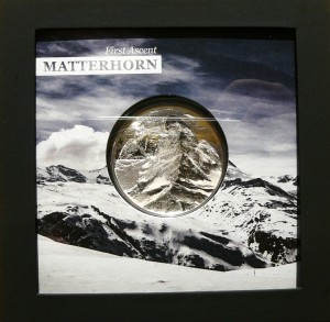 5 FRANK SZWAJCARIA 2025 MATTERHORN GÓRA HIGH RELIEF 