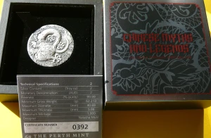 2$ AUSTRALIA 2022 DRAGON SMOK MITYCZNE ZWIERZĘTA RZADKA 