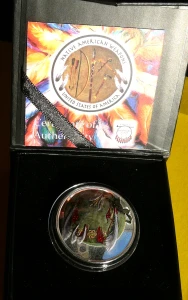 1$ USA 2019 MACZUGA WOJENNA INDIAN PLEMIENIA CZEJENÓW RZADKA