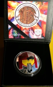 1$ USA 2020 KARABIN INDIAN PLEMIENIA APACZÓW RZADKA