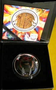 1$ USA 2020 NÓŻ Z KOŚCI INDIAN PLEMIENIA KRI RZADKA