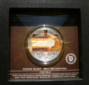500 FRANK KAMERUN 2021 GUSTAV KLIMT FRYZ BEETHOVENA BURSZTYN