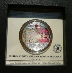 500 FRANK KAMERUN 2022 KLIMT PORTRET MADY PRIMAVESI BURSZTYN