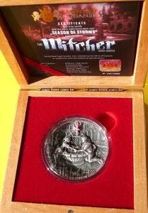 5$ NIUE 2025 SEZON BURZ WIEDŹMIN SAPKOWSKI RZADKA