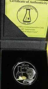 50 VATU VANUATU 2014 MARIA SKŁODOWSKA CURIE ROCZNICA ŚMIERCI RZADKA