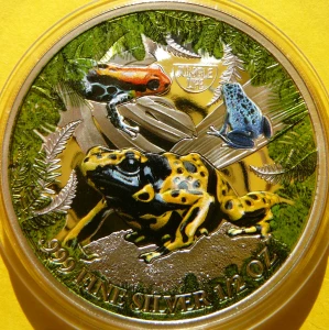 500 FRANK KAMERUN 2021 DRZEWOŁAZ ŻYCIE W DŻUNGLI KOLOR Ag 999