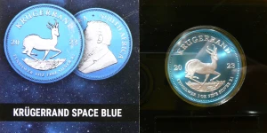 KRUGERRAND RPA 2023 ANTYLOPA SPRINGBOK SPACE BLUE 