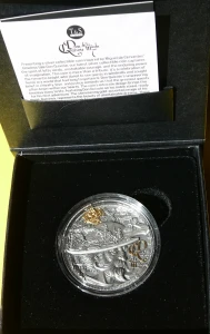 5$ NIUE 2024 DON KICHOT Z LA MANCHY ŚWIAT OPOWIEŚCI RZADKA