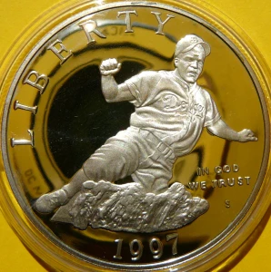 DOLAR USA S 1997 BEJSBOL JACKIE ROBINSON SREBRO PROOF