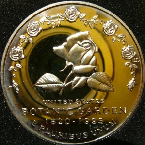 DOLAR USA 1997 P KWIAT RÓŻA OGRODY BOTANICZNE PROOF