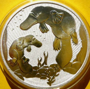 2$ AUSTRALIA 2021 DZIOBAK Z MŁODYM NASTĘPNA GENERACJA 2Oz