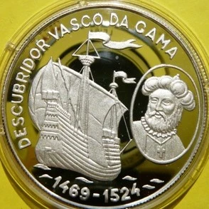1000 DOBRAS WYSPY ŚW TOMASZA 1990 ŻAGLOWIEC VASCO DA GAMA