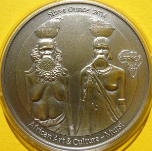 1000 FRANK KONGO 2014 LUD MURSI SZTUKA I KULTURA AFRYKI ANTIQUE