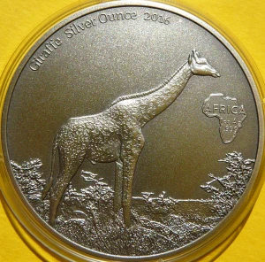  1000 FRANK GABON 2016 ŻYRAFA ZWIERZĘTA AFRYKI ANTIQUE RZADKA
