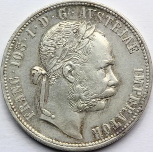 FLOREN AUSTRIA 1878 CESARZ FRANCISZEK JÓZEF I Nr.8