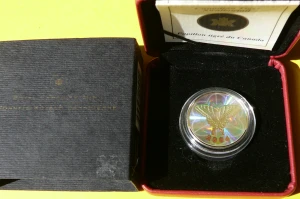 50 CENTÓW KANADA 2004 MOTYLE PAPILIO GLAUCUS HOLOGRAM