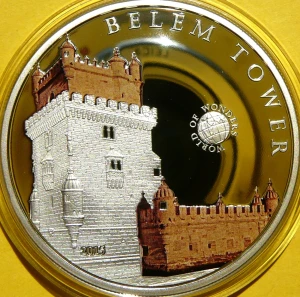 5$ PALAU 2015 TORRE DE BELEM LIZBONA CUDA ŚWIATA