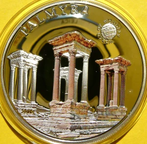 5$ PALAU 2012 PALMYRA STAROŻYTNE MIASTO W SYRII CUDA ŚWIATA 