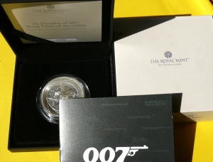 2 FUNT BRYTANIA 2023 JAMES BOND 007 ŻYJE SIĘ TYLKO DWA RAZY MAŁA NELLIE