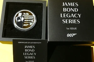 1$ TUVALU 2021 JAMES BOND DZIEDZICTWO PIERWSZA SERIA KOLOR RZADKA