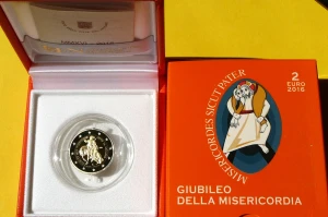 2 EURO WATYKAN 2016 JUBILEUSZ MIŁOSIERDZIA RZADKA PROOF