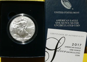 1$ USA 2017 W EAGLE ORZEŁ BOGINI WOLNOŚCI LIBERTY RZADKA