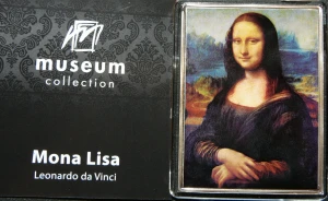 1$ SALOMON 2014 MONA LISA LEONARDO DA VINCI MALARSTWO MISTRZÓW OLBRZYM